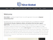 Tablet Screenshot of igiveglobal.org